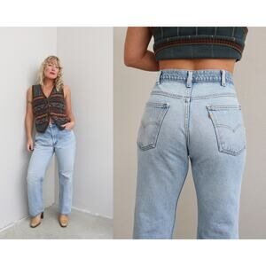 1970's True Vintage Levi's Levi Flare Jeans ~ Women's MD LG32 x 27 Men's XS 70's
